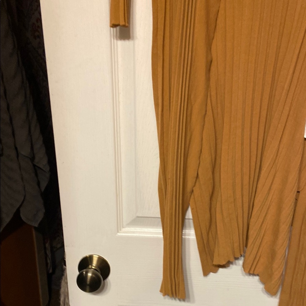 Chico's Mustard Cardigan Sweater - Picture 5 of 5